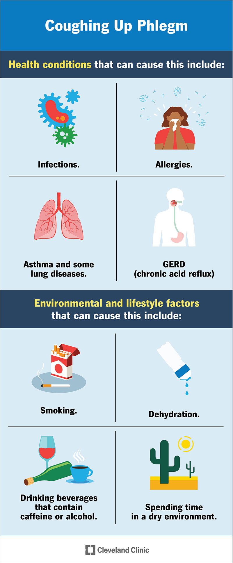 Fattori che causano la tosse con catarro: infezioni, allergie, asma, GERD, ecc.