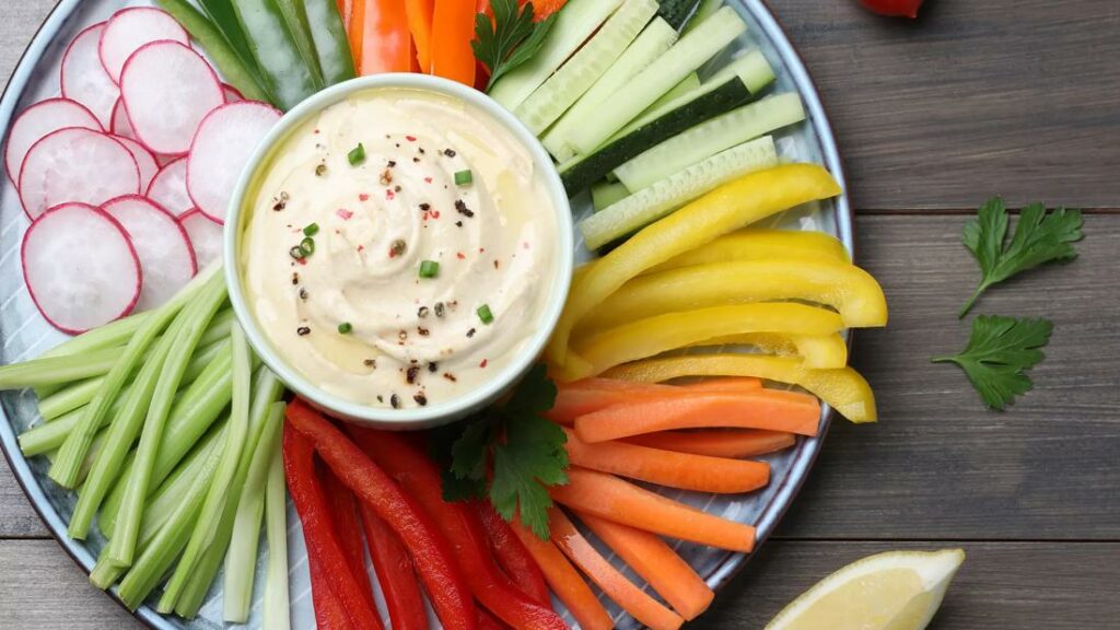 dip carrots cucumbers peppers 1328831727