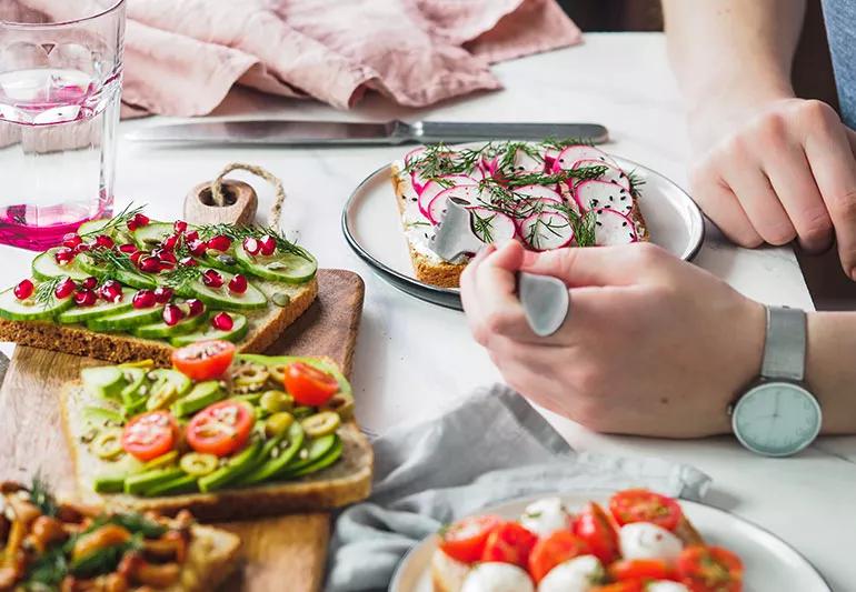 Ricette salutari, Toast con avocado, Vegetariano, Avocado