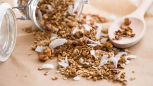 coconut almond granola 1137558924