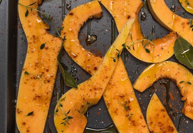 zucca butternut piccante arrostita